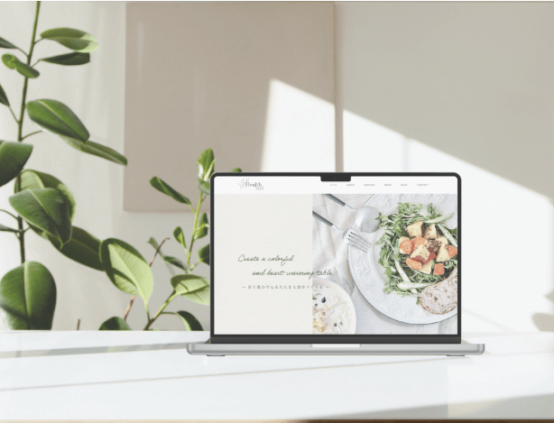 カフェサイトモックアップ