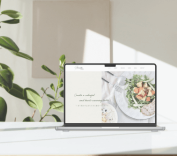 カフェサイトモックアップ